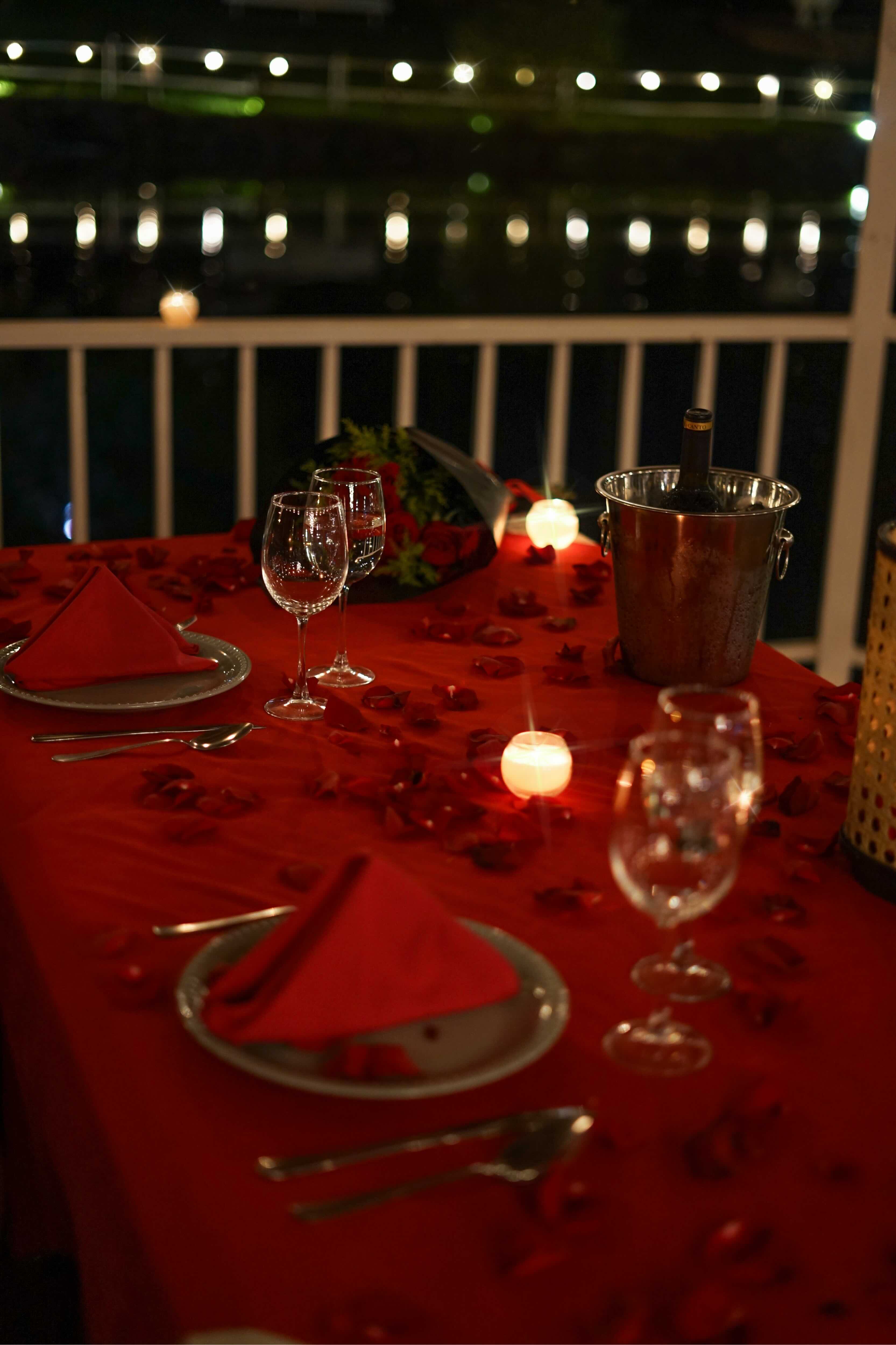 Mesa romántica